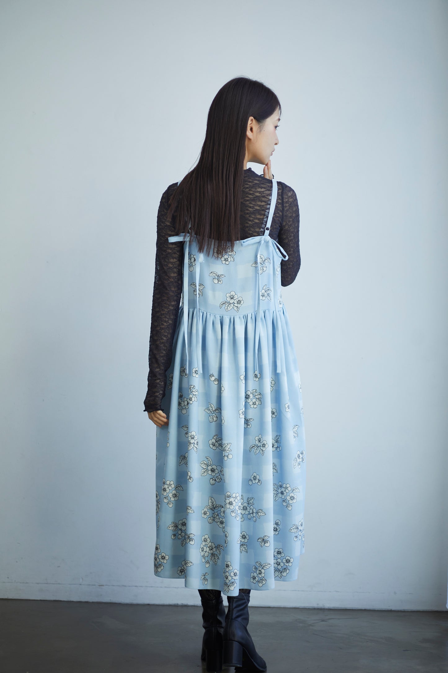”いちご園”キャミワンピース "The Strawberry Garden" Strap Dress