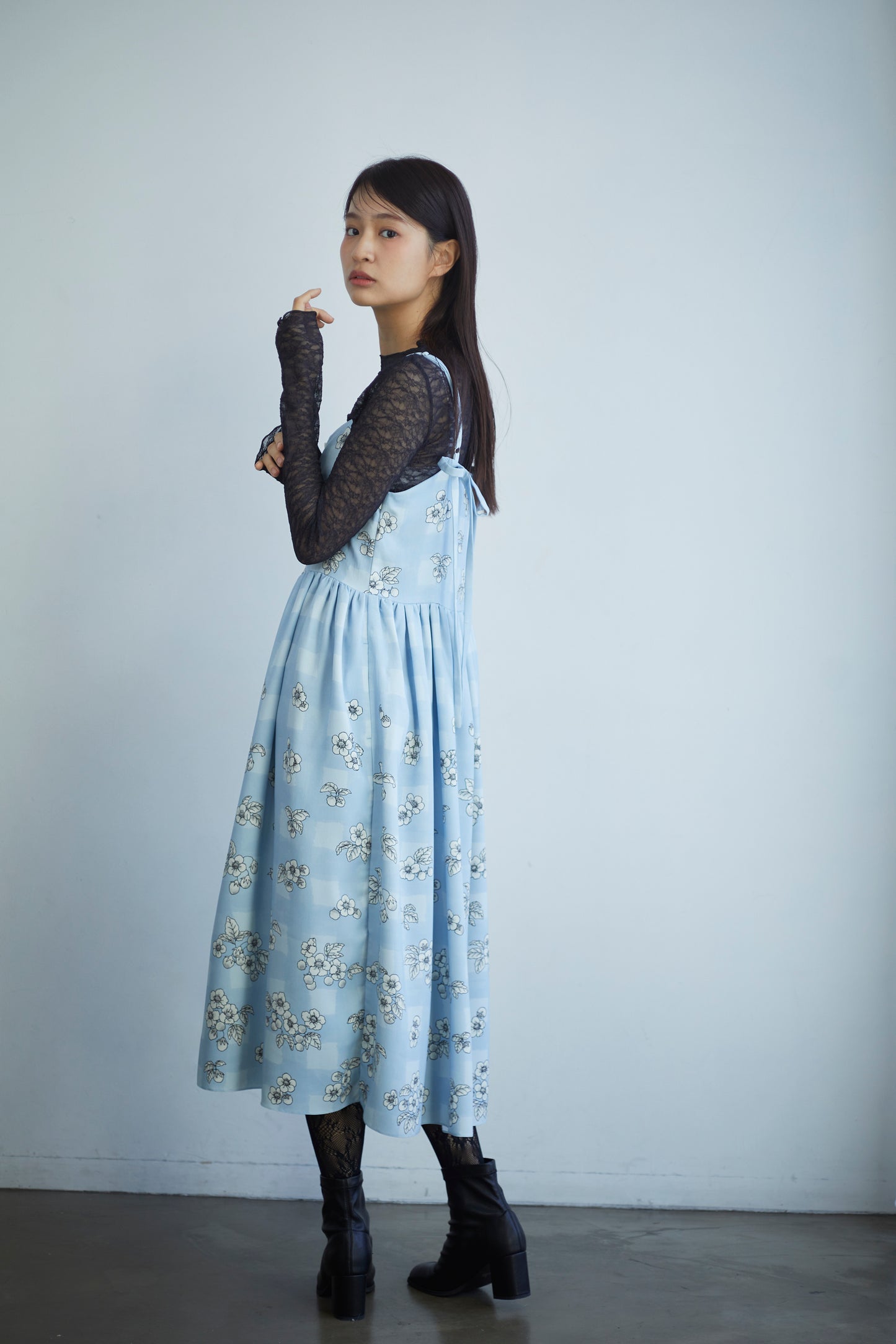 ”いちご園”キャミワンピース "The Strawberry Garden" Strap Dress