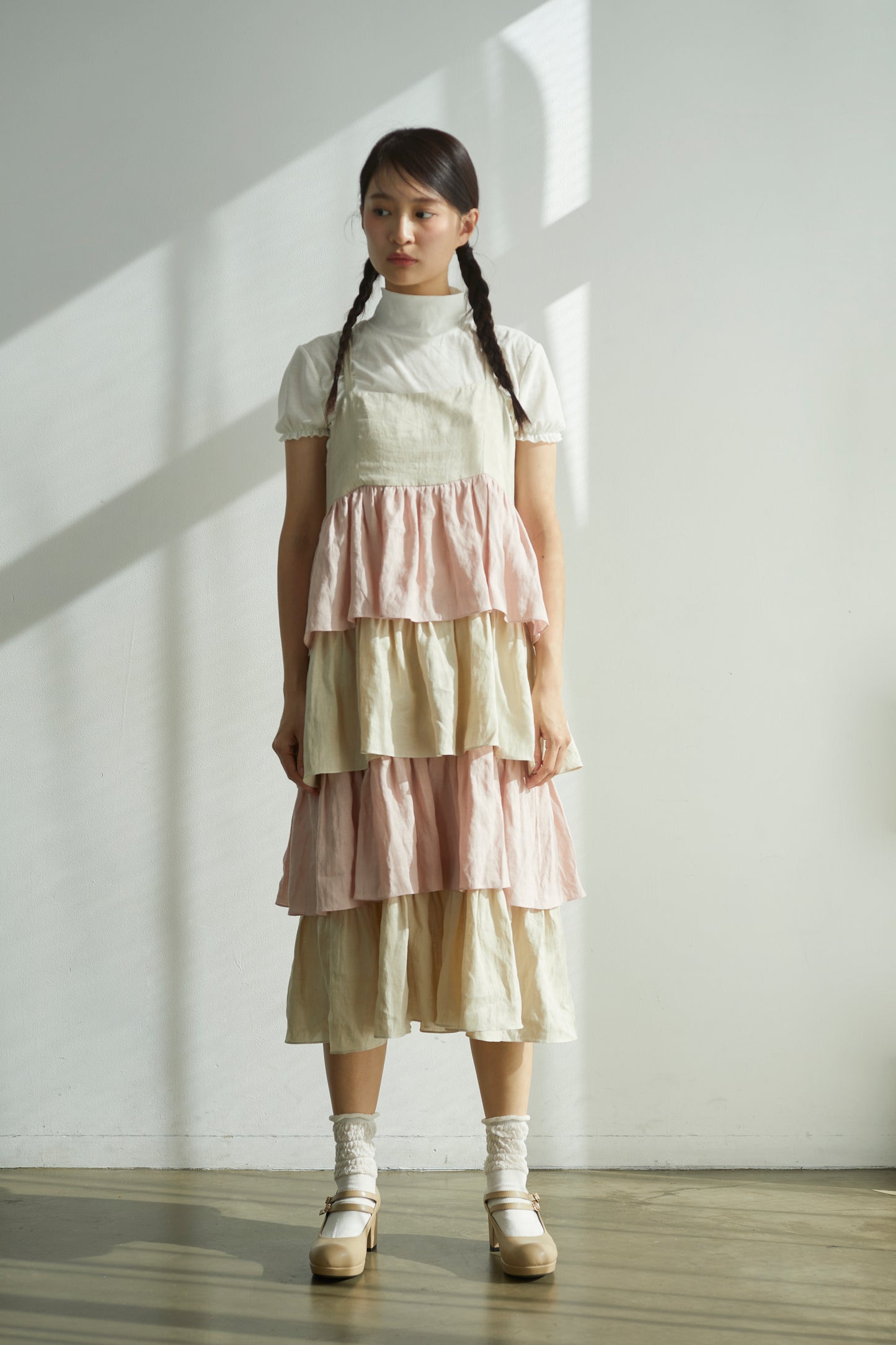 綿飴のティアードワンピース Cotton Candy Tiered Dress