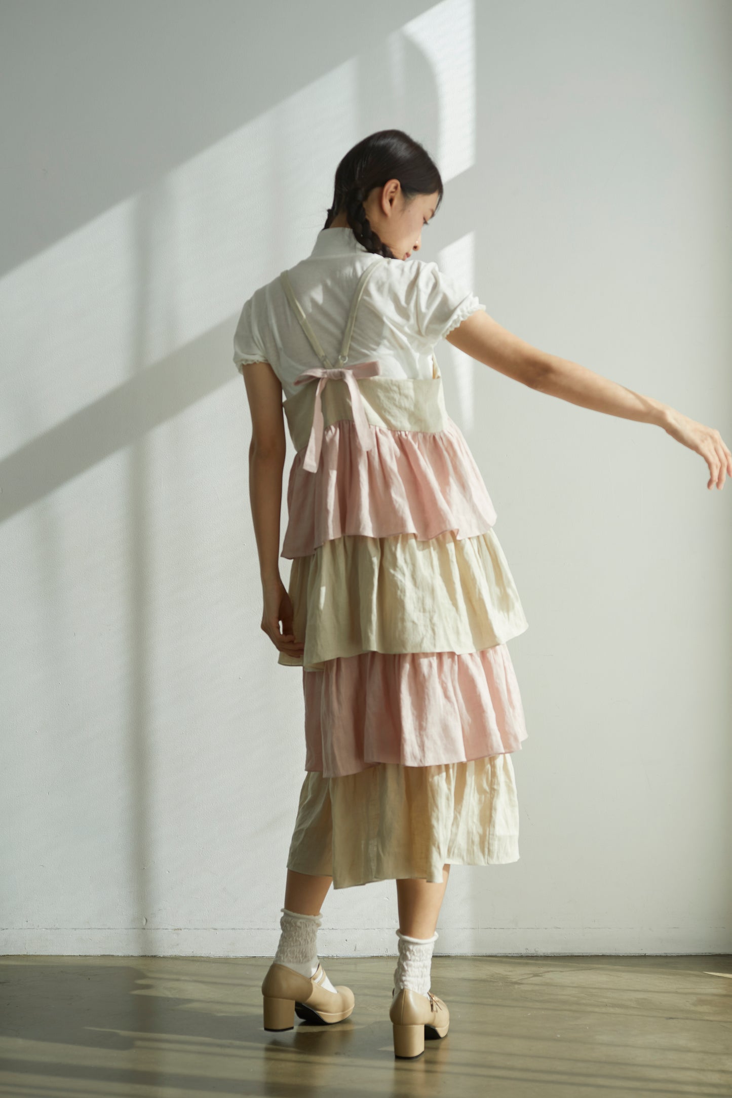 綿飴のティアードワンピース Cotton Candy Tiered Dress