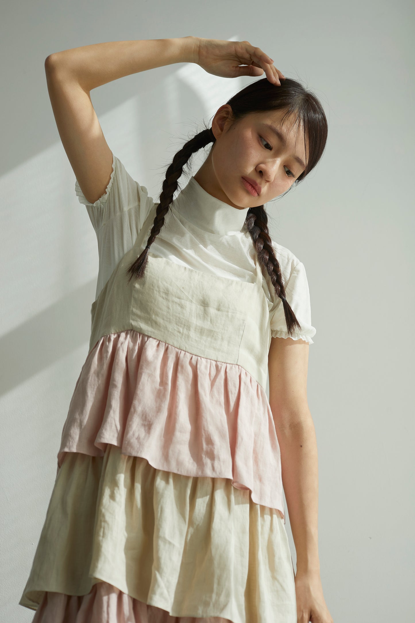 綿飴のティアードワンピース Cotton Candy Tiered Dress