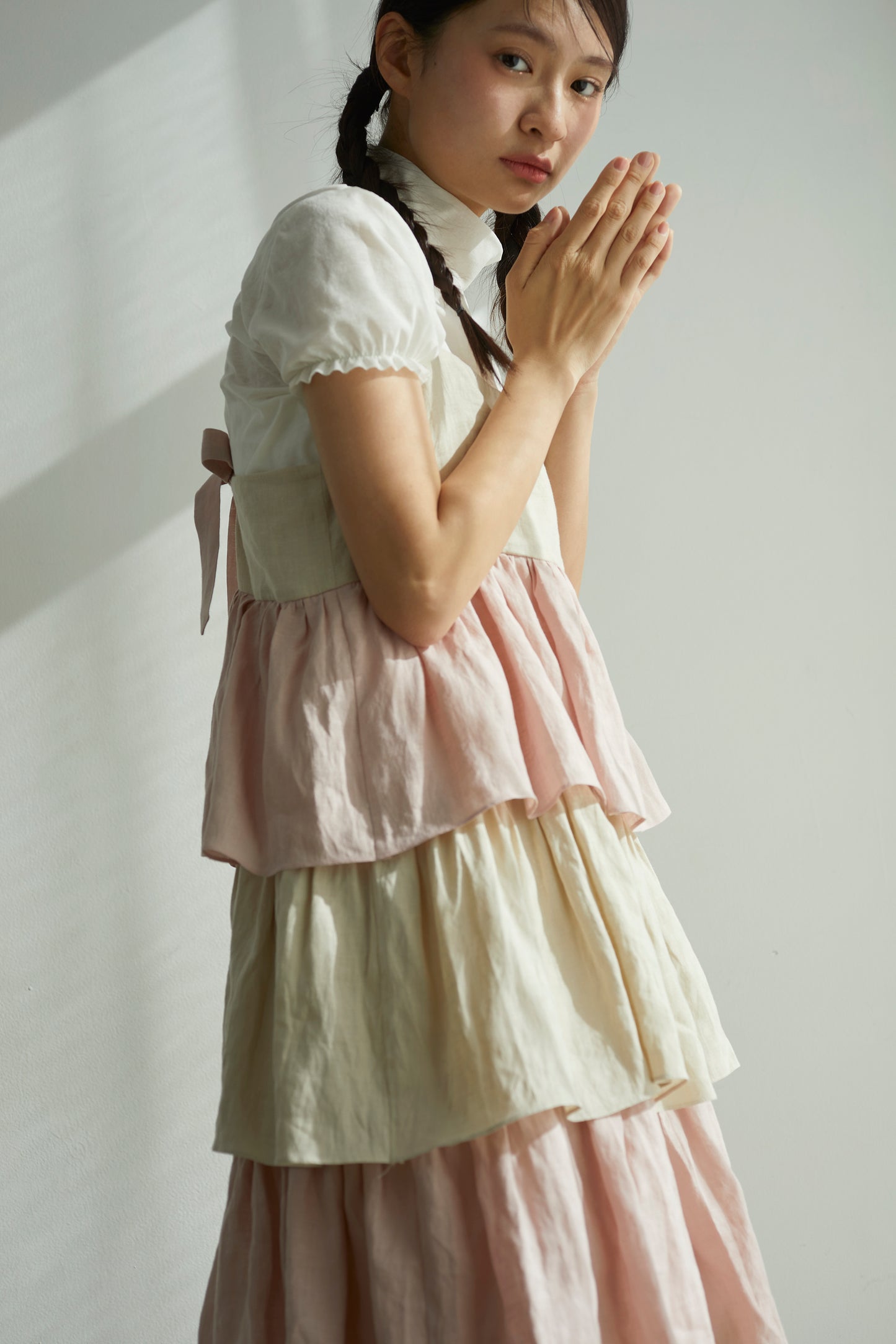 綿飴のティアードワンピース Cotton Candy Tiered Dress