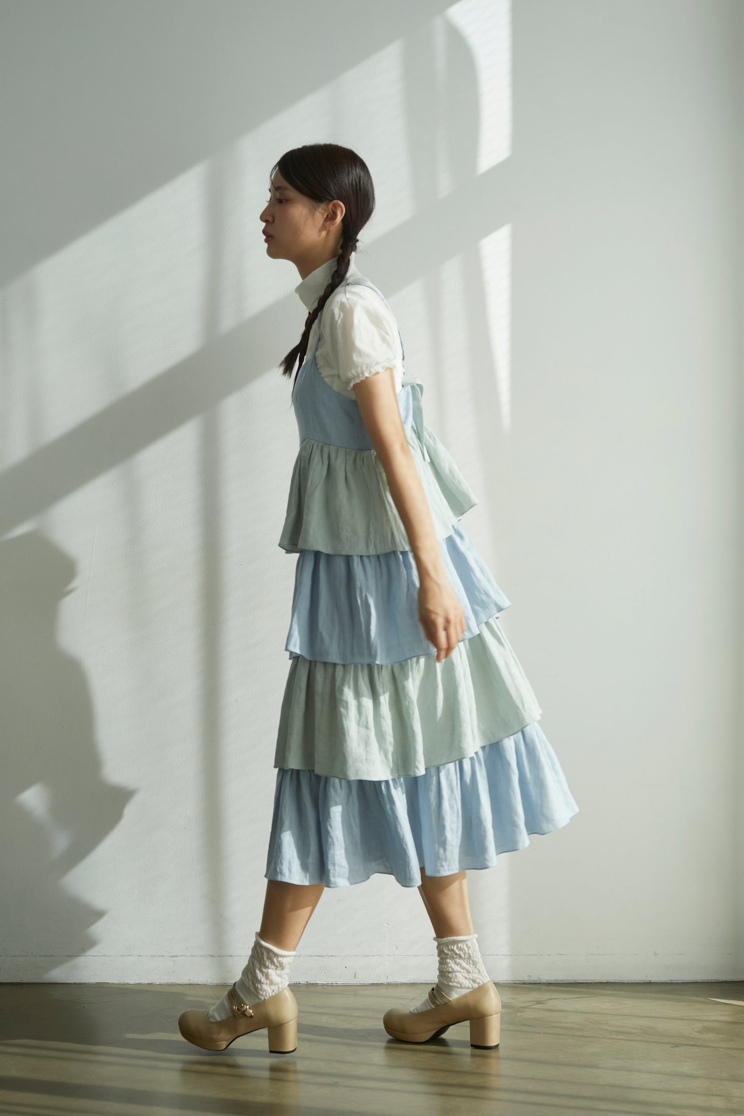 綿飴のティアードワンピース Cotton Candy Tiered Dress