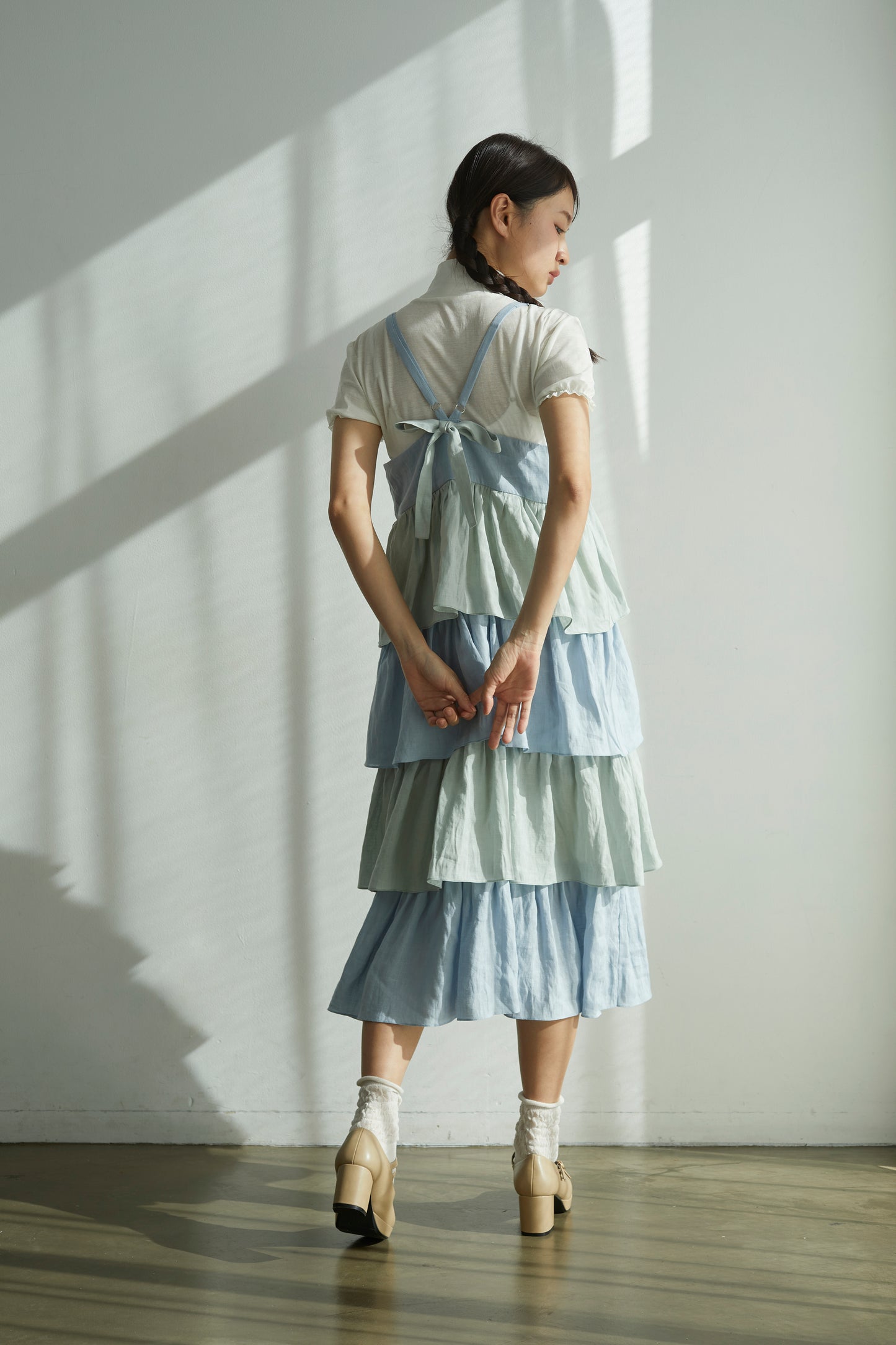 綿飴のティアードワンピース Cotton Candy Tiered Dress