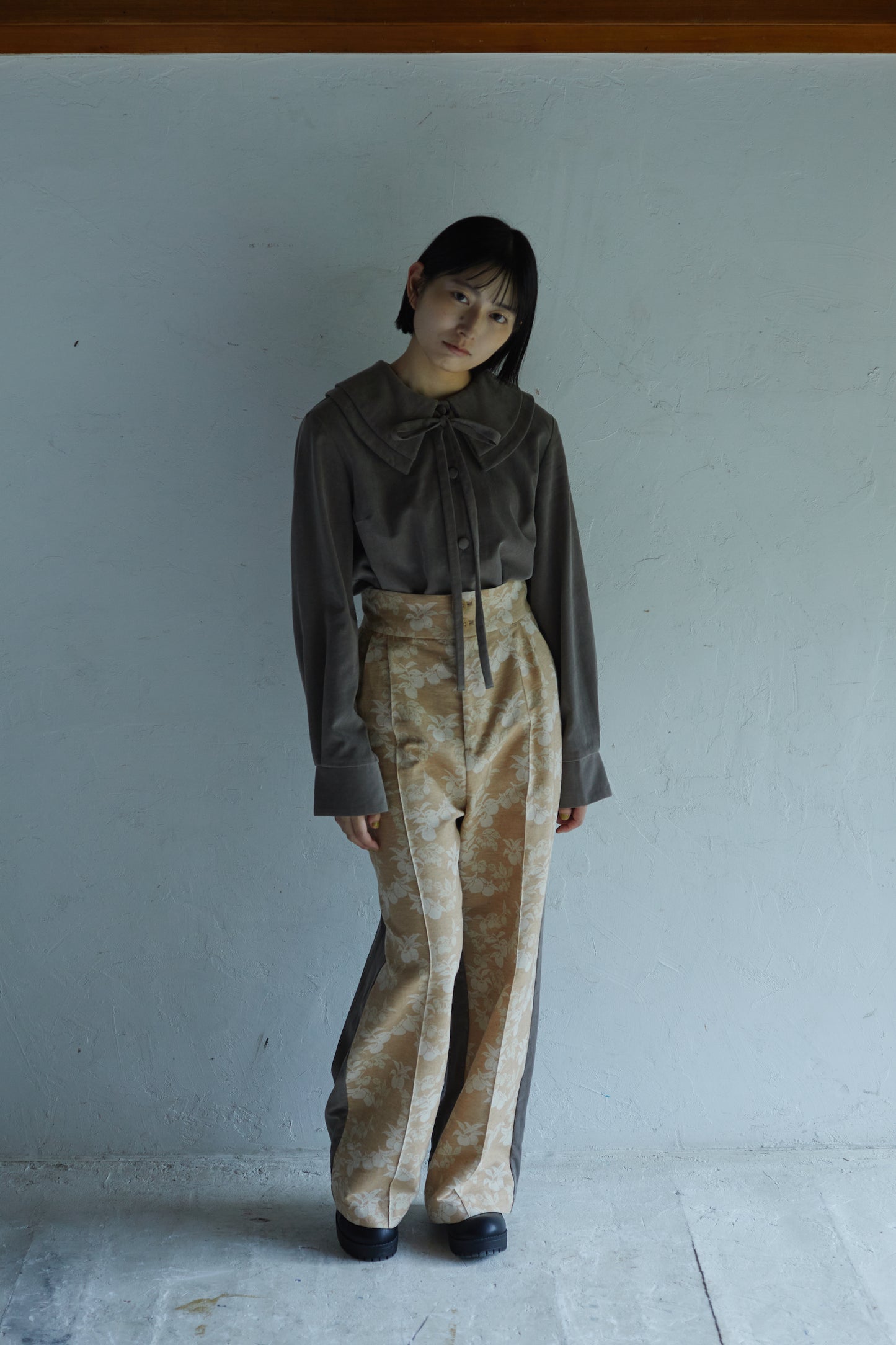 ふたえ襟のコーデュロイシャツ Twin Collar Corduroy Shirt