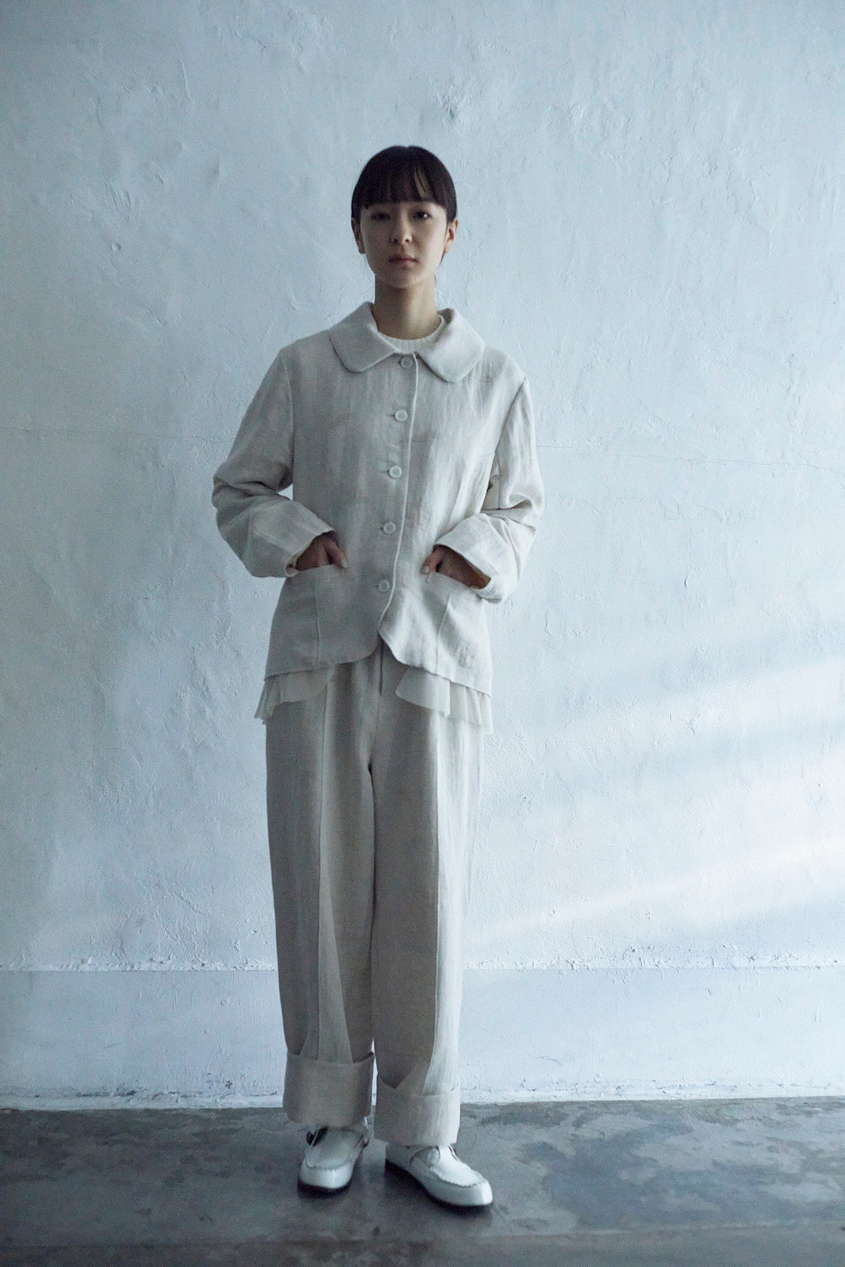 ”雲と月”パンツ "The Clouds" Pants