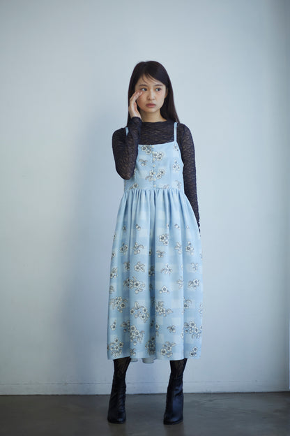 ”いちご園”キャミワンピース　"The Strawberry Garden" Strap Dress