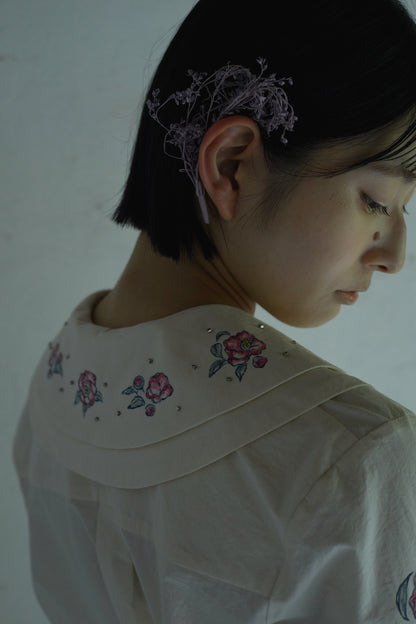 山茶花のシャツ　Sasanqua Shirt