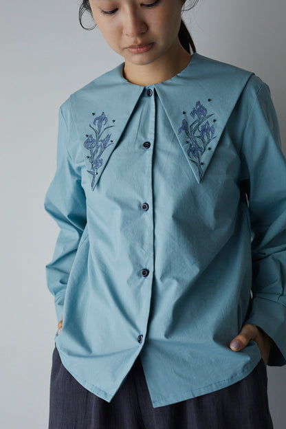 杜若のシャツ　Iris Shirt