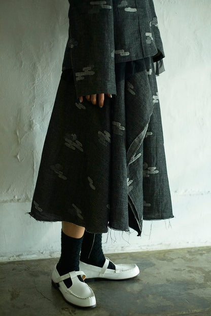 ”雲と月”スカート　"The Clouds" Skirt