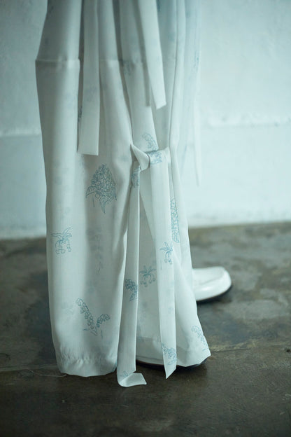 ”花絵日記”パンツ　"Photo Diary of Flowers" Pants